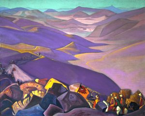 Mongolie, Gengis Khan, 1938 - Nicholas Roerich
