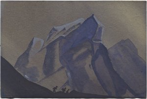 Col de montagne, tempête - Nicholas Roerich