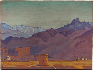 Chemin vers le Tibet, 1925 - Nicholas Roerich