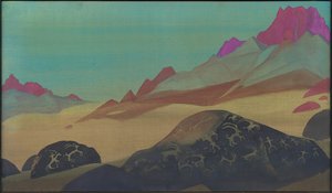 Rochers du Ladakh, 1932 - Nicholas Roerich