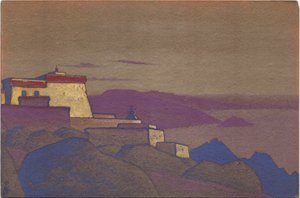 Tibet, monastère Gelukpa - Nicholas Roerich
