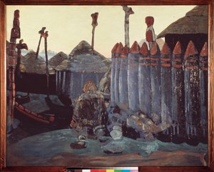 Un tertre païen - Nicholas Roerich