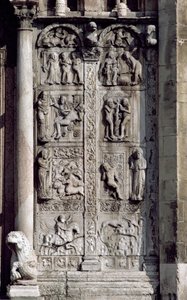 Détail du côté sud du porche ouest - Nicholaus
