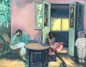 Shellshock, 2016-23 (huile sur carton)