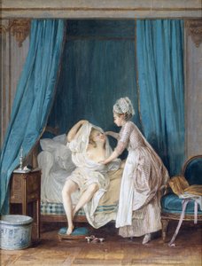 Dame sortant du lit, 1776