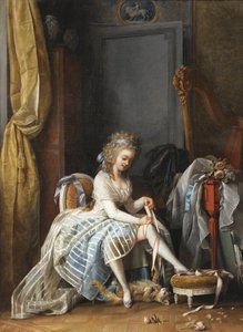 Femme à sa toilette