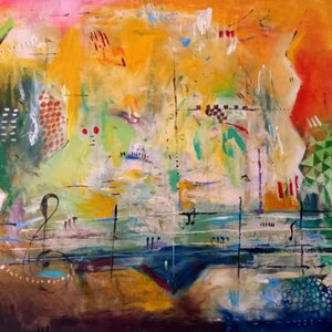 Mélodie abstraite et colorée - Nico Phooko