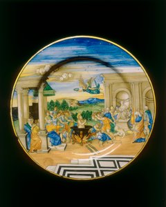 Martyr de Sainte Cécile, planche - Nicolò Pellipario
