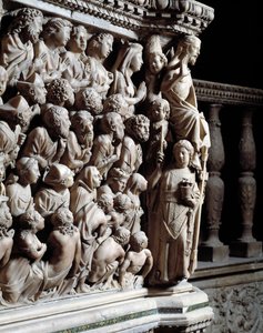 Jugement dernier, les élus (détail)