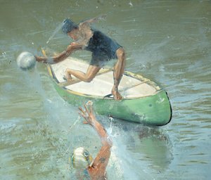 Ballerine sur un bateau - Nicola Pucci
