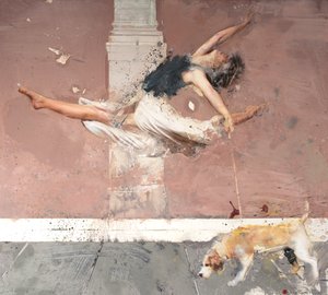 Ballerine avec chien