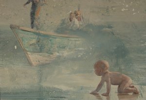 Enfant sur la plage, 2016 - Nicola Pucci