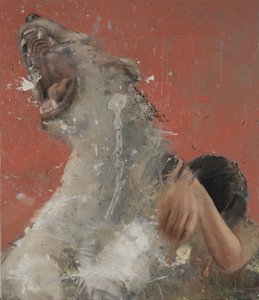 Femme appuyée