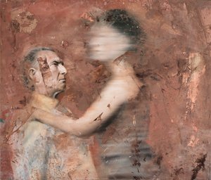 Femme en mouvement avec homme, 2019
