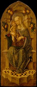 Madone et Enfant en majesté, c.1475-90