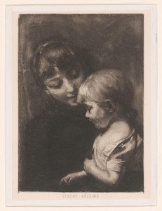 Femme avec enfant - Nicolaas van der Waay