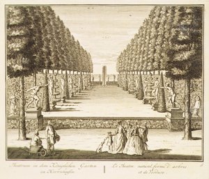 Théâtre naturel des arbres et des haies - Nicolaes Jansz  Visscher
