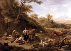 Granida et Daifilo - Nicolaes Pietersz. Berchem