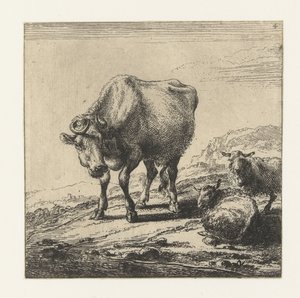 Vache et deux moutons - Nicolaes Pietersz Berchem