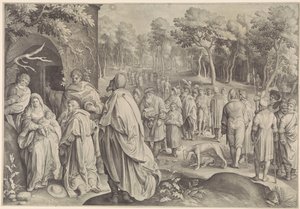 Adoration des mages - Nicolaes de Bruyn