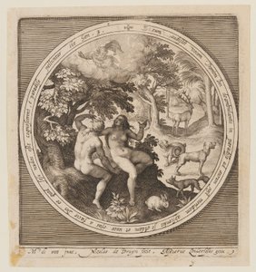 Adam et Eve se cachent du Seigneur, de la Création à l