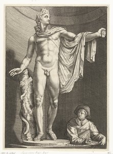 Apollon du Belvédère (Drie antieke beelden te Rome naar Goltzius)
