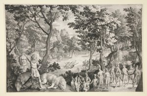 David et Goliath - Nicolaes de Bruyn
