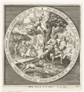 Expulsion du Paradis - Nicolaes de Bruyn