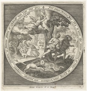 Expulsion du Paradis - Nicolaes de Bruyn