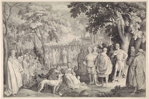 Prédication de Jean-Baptiste - Nicolaes de Bruyn