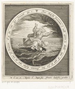Deuxième jour de la création : Dieu sépare les eaux en ciel et mer (Van schepping tot verdrijving uit paradijs)