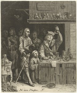 Devineresse et famille de paysans - Nicolaes van Haeften