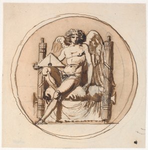 Allégorie sur la justice. Étude pour un relief sur le Mémorial de la Liberté - Nicolai Abildgaard