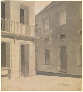 Scène de rue antique. Probablement une étude pour l