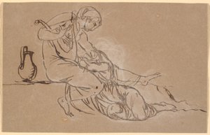 Sappho et la Mytilénienne - Nicolai Abildgaard