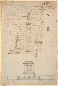 Projet pour la colonne de la liberté - Nicolai Abildgaard