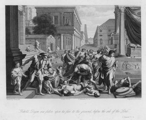 La Chute de Dagon, I Samuel V, 4
