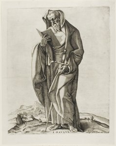 Un vieil homme debout : Saint Paul