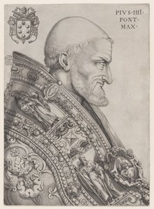 Portrait du Pape Pie IV - Nicolas Beatrizet