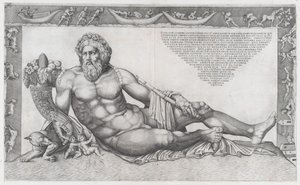 Speculum Romanae Magnificentiae : Le Tibre, milieu du 16ème siècle