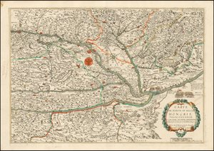 Carte de 1663 de la Haute et Basse Hongrie, de la Transilvanie, de la Slovénie, de la Croatie et de la Dalmatie, publiée par Nicolas Berey - Nicolas Berey