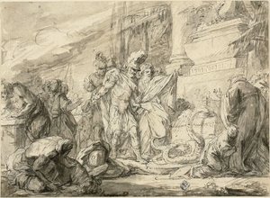 Énée au tombeau d