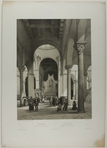 Ancône : Intérieur de St. Syriacus, planche 38 de Italie Monumentale et Pittoresque - Nicolas Chapuy