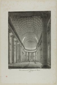 Vue intérieure de St. Philippe du Roule, Paris - Nicolas Chapuy