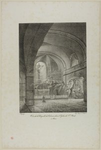 Vue de la chapelle du Calvaire dans l
