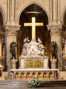 Descente de croix, maître-autel, Notre-Dame, Paris, vers 1695-1705 (marbre) - Nicolas Coustou