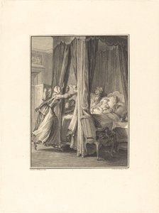 Mort de Julie - Nicolas Delaunay after Jean Michel Moreau