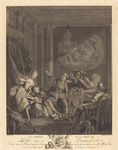 Le chemin de la fortune - Nicolas Joseph Voyez after Pierre Antoine Baudouin