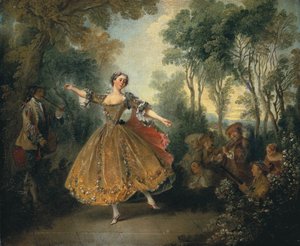 Mademoiselle Camargo dansant