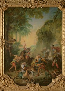 Chasse au tigre, 1736